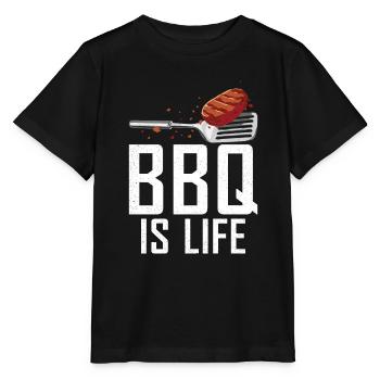 Grillades Barbecue Grillades - T-shirt bio MINI CREATOR Stanley/Stella Enfant - noir - Devant - Mikhail (115cm)