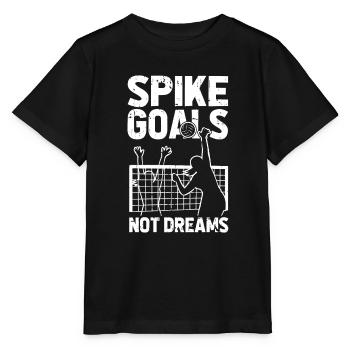 Volley-ball Score d’un joueur de volley-ball - T-shirt bio MINI CREATOR Stanley/Stella Enfant - noir - Devant - Mikhail (115cm)
