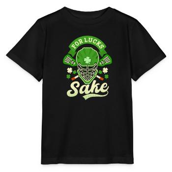 Crosse Saint-Patrick pour l’amour de la chance - T-shirt bio MINI CREATOR Stanley/Stella Enfant - noir - Devant - Mikhail (115cm)