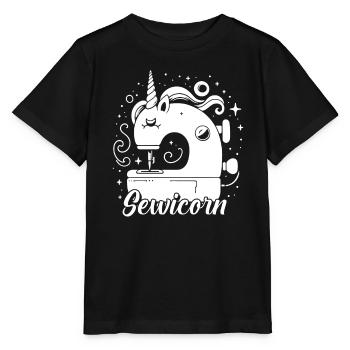 Machine à coudre Machine à coudre - T-shirt bio MINI CREATOR Stanley/Stella Enfant - noir - Devant - Mikhail (115cm)