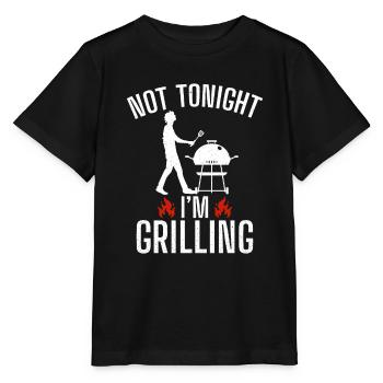 Grillades Barbecue Grillades - T-shirt bio MINI CREATOR Stanley/Stella Enfant - noir - Devant - Mikhail (115cm)