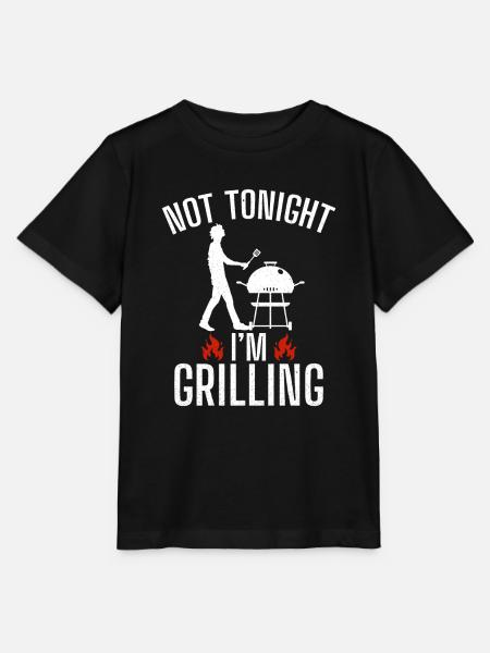 Grill Barbecue Grilling - Stanley/Stella Kinder T-Shirt MINI CREATOR - Schwarz