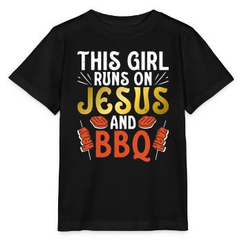 Grillades Barbecue Grillades - T-shirt bio MINI CREATOR Stanley/Stella Enfant - noir - Devant - Mikhail (115cm)