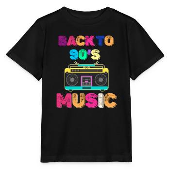 Back to 90s Music Lovers Boomer - Stanley/Stella MINI CREATOR Kids’ T-Shirt - black - Front - Mikhail (115cm)