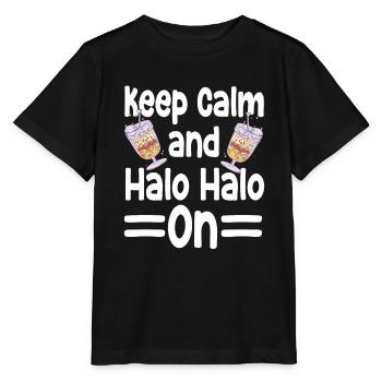 Halo Halo Lover Gift - Stanley/Stella MINI CREATOR Kids’ T-Shirt - black - Front - Mikhail (115cm)