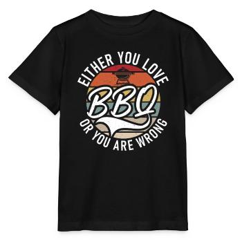 Grillades Barbecue Grillades - T-shirt bio MINI CREATOR Stanley/Stella Enfant - noir - Devant - Mikhail (115cm)