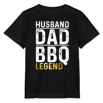 Grillades Barbecue Grillades - T-shirt bio MINI CREATOR Stanley/Stella Enfant - noir - Devant - Mikhail (115cm)