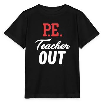Physical Education Instructor Out Retired Fitness Educator - Stanley/Stella MINI CREATOR Kids’ T-Shirt - black - Front - Mikhail (115cm)