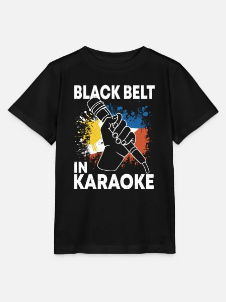 Philippinisches Karaoke Design - Stanley/Stella Kinder T-Shirt MINI CREATOR - Schwarz