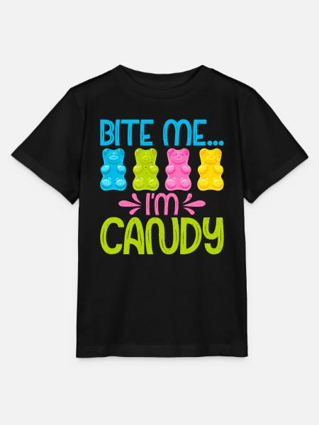 Cadeau de bonbons - T-shirt bio MINI CREATOR Stanley/Stella Enfant - noir