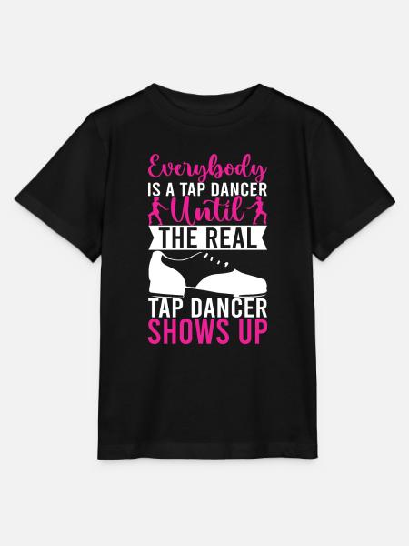 Stepptanz Stepptänzer - Stanley/Stella Kinder T-Shirt MINI CREATOR - Schwarz