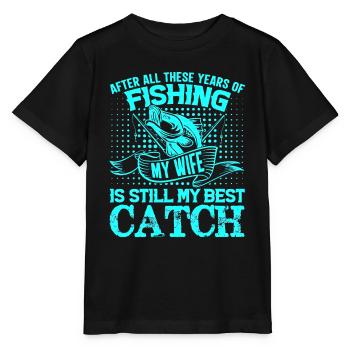 fisch, fisch, angeln, see, meer, angeln, fauna, exotisch - Stanley/Stella Kinder T-Shirt MINI CREATOR  - Schwarz - Vorne - Mikhail (115cm)