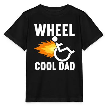 Personnes en fauteuil roulant Fauteuil roulant - T-shirt bio MINI CREATOR Stanley/Stella Enfant - noir - Devant - Mikhail (115cm)