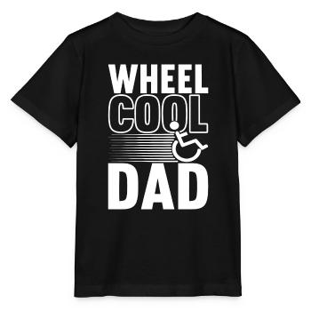 Personnes en fauteuil roulant Fauteuil roulant - T-shirt bio MINI CREATOR Stanley/Stella Enfant - noir - Devant - Mikhail (115cm)