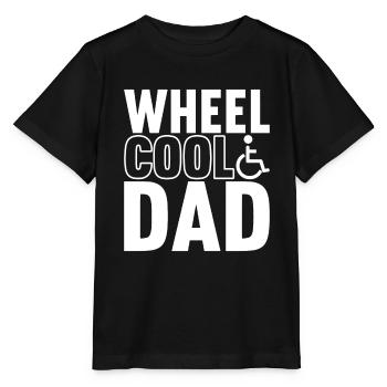 Personnes en fauteuil roulant Fauteuil roulant - T-shirt bio MINI CREATOR Stanley/Stella Enfant - noir - Devant - Mikhail (115cm)