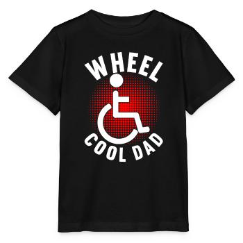 Personnes en fauteuil roulant Fauteuil roulant - T-shirt bio MINI CREATOR Stanley/Stella Enfant - noir - Devant - Mikhail (115cm)