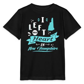 Souvenir de l’amour du New Hampshire - T-shirt bio MINI CREATOR Stanley/Stella Enfant - noir - Devant - Mikhail (115cm)