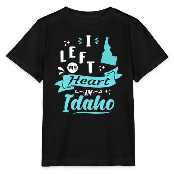 Idaho Souvenir Amour - T-shirt bio MINI CREATOR Stanley/Stella Enfant - noir - Devant - Mikhail (115cm)