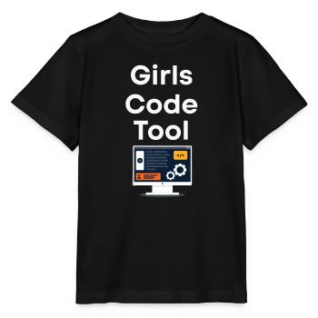 Girls program programmers too - Stanley/Stella MINI CREATOR Kids’ T-Shirt - black - Front - Mikhail (115cm)