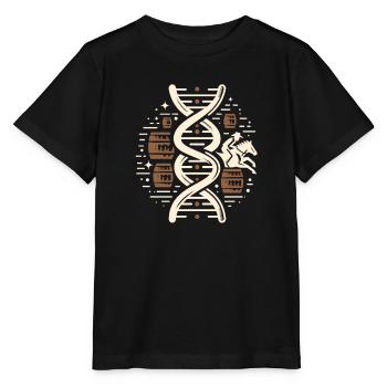 Barrel Racing Western Riding Barrel Racing - Stanley/Stella MINI CREATOR Kids’ T-Shirt - black - Front - Mikhail (115cm)