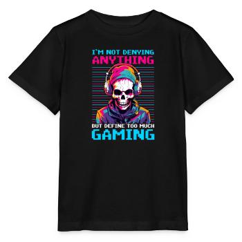 Ich bin ein Videospieler, der nichts leugnet - Stanley/Stella Kinder T-Shirt MINI CREATOR  - Schwarz - Vorne - Mikhail (115cm)