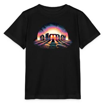 Ostara Eostre équinoxe sorcière déesse païenne rituels - T-shirt bio MINI CREATOR Stanley/Stella Enfant - noir - Devant - Mikhail (115cm)