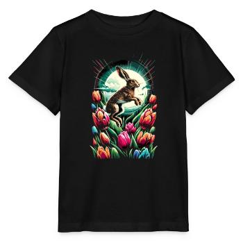 Ostara Eostre équinoxe sorcière déesse païenne rituels - T-shirt bio MINI CREATOR Stanley/Stella Enfant - noir - Devant - Mikhail (115cm)