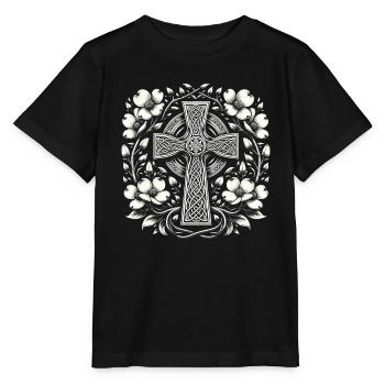 Ostara Eostre équinoxe sorcière déesse païenne rituels - T-shirt bio MINI CREATOR Stanley/Stella Enfant - noir - Devant - Mikhail (115cm)