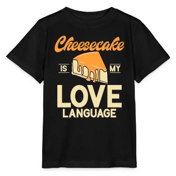 Cadeau de gâteau au fromage - T-shirt bio MINI CREATOR Stanley/Stella Enfant - noir - Devant - Mikhail (115cm)