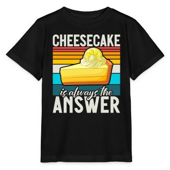 Cadeau de gâteau au fromage - T-shirt bio MINI CREATOR Stanley/Stella Enfant - noir - Devant - Mikhail (115cm)