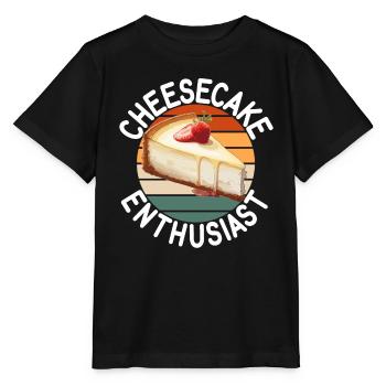 Cadeau de gâteau au fromage - T-shirt bio MINI CREATOR Stanley/Stella Enfant - noir - Devant - Mikhail (115cm)