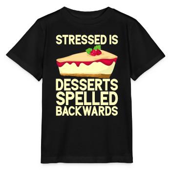 Cheesecake Gift - Stanley/Stella MINI CREATOR Kids’ T-Shirt - black - Front - Mikhail (115cm)