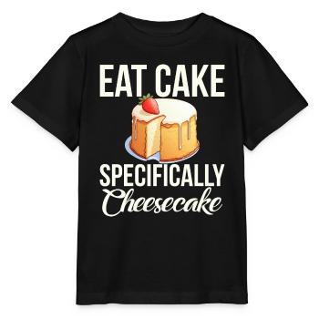 Cheesecake Gift - Stanley/Stella MINI CREATOR Kids’ T-Shirt - black - Front - Mikhail (115cm)