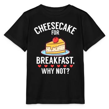 Cheesecake Gift - Stanley/Stella MINI CREATOR Kids’ T-Shirt - black - Front - Mikhail (115cm)