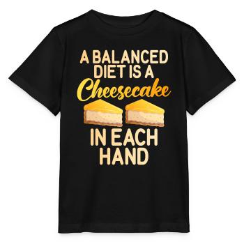 Cadeau de gâteau au fromage - T-shirt bio MINI CREATOR Stanley/Stella Enfant - noir - Devant - Mikhail (115cm)
