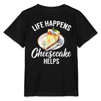 Cadeau de gâteau au fromage - T-shirt bio MINI CREATOR Stanley/Stella Enfant - noir - Devant - Mikhail (115cm)