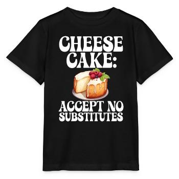 Cadeau de gâteau au fromage - T-shirt bio MINI CREATOR Stanley/Stella Enfant - noir - Devant - Mikhail (115cm)