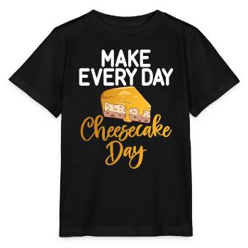 Cadeau de gâteau au fromage - T-shirt bio MINI CREATOR Stanley/Stella Enfant - noir - Devant - Mikhail (115cm)