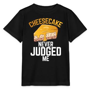Cheesecake Gift - Stanley/Stella MINI CREATOR Kids’ T-Shirt - black - Front - Mikhail (115cm)