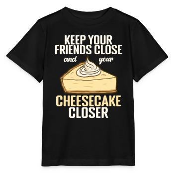 Cheesecake Gift - Stanley/Stella MINI CREATOR Kids’ T-Shirt - black - Front - Mikhail (115cm)