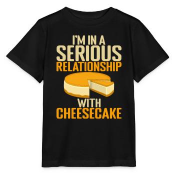 Cheesecake Gift - Stanley/Stella MINI CREATOR Kids’ T-Shirt - black - Front - Mikhail (115cm)