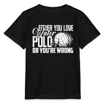 Water Polo Love Water Polo - Stanley/Stella MINI CREATOR Kids’ T-Shirt - black - Front - Mikhail (115cm)