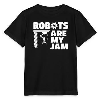 Robotics Robot Programmer - Stanley/Stella MINI CREATOR Kids’ T-Shirt - black - Front - Mikhail (115cm)