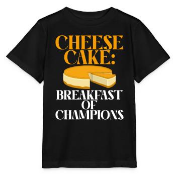 Cheesecake Gift - Stanley/Stella MINI CREATOR Kids’ T-Shirt - black - Front - Mikhail (115cm)