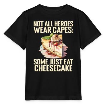 Cheesecake Gift - Stanley/Stella MINI CREATOR Kids’ T-Shirt - black - Front - Mikhail (115cm)
