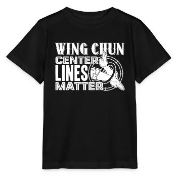 Wing Chun Wing Chun Center Lines Matter - Stanley/Stella MINI CREATOR Kids’ T-Shirt - black - Front - Mikhail (115cm)