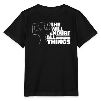 Weightlifting Weightlifter Sweat - Stanley/Stella MINI CREATOR Kids’ T-Shirt - black - Front - Mikhail (115cm)
