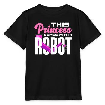 Robotics Robot Programmer - Stanley/Stella MINI CREATOR Kids’ T-Shirt - black - Front - Mikhail (115cm)
