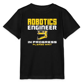Robotics Robot Programmer - Stanley/Stella MINI CREATOR Kids’ T-Shirt - black - Front - Mikhail (115cm)