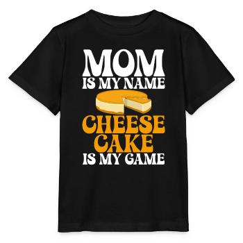 Cheesecake Gift - Stanley/Stella MINI CREATOR Kids’ T-Shirt - black - Front - Mikhail (115cm)